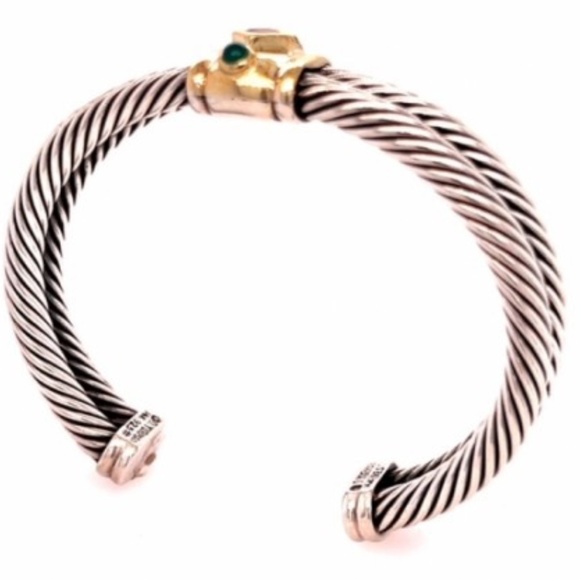 SOLD IN OUR STORE. David Yurman14K Amethyst Diopside Double - Picture 2 of 4